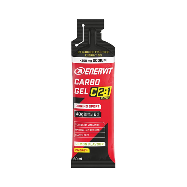 Carbo gel C2:1 pro limone con sodio - gel da 60 ml.